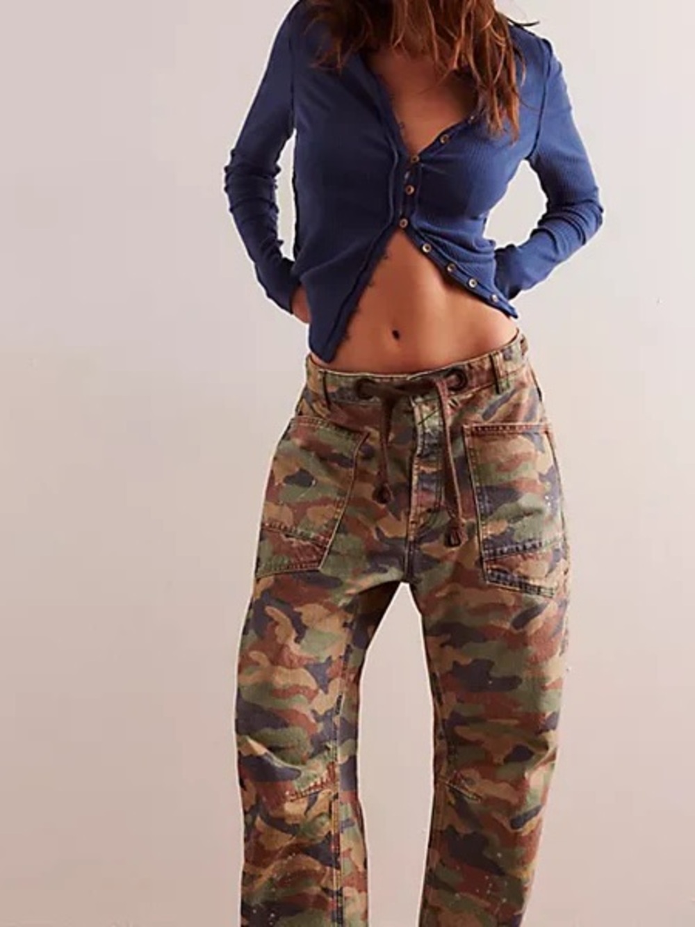 Free People Moxie Printed Barrels